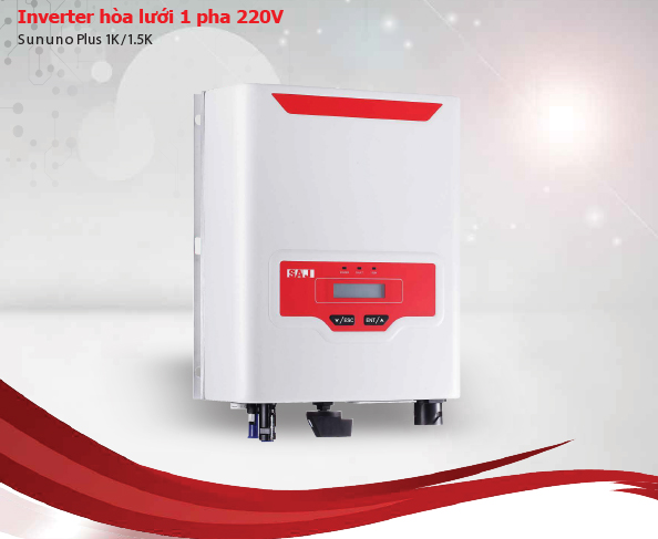 INVERTER hòa lưới 1 pha 220V (Sununo Plus 1K/1.5K)